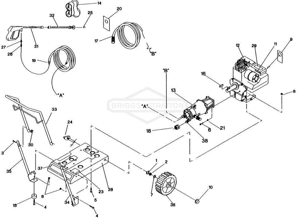 GENERAC 0599-0 parts breakdown